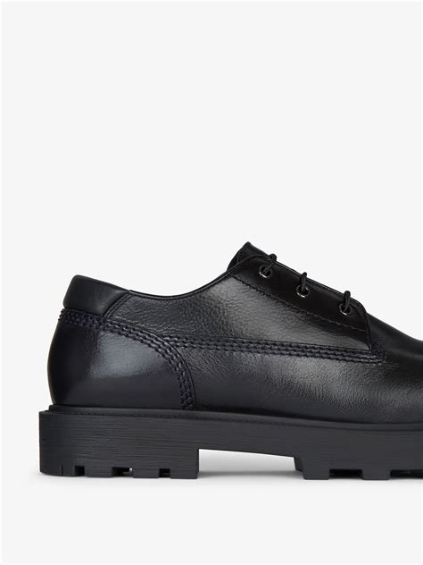 givenchy storm|Storm derbies in leather .